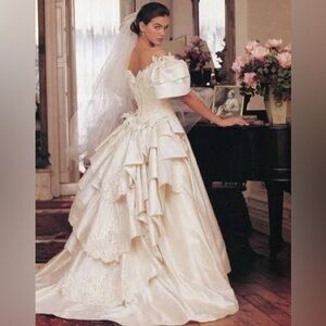 90’s Michelangelo Wedding Dress